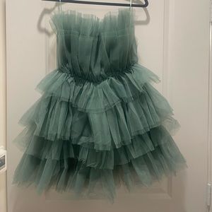Green dress